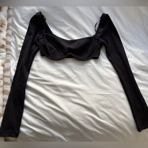 Princess Polly cropped long sleeve